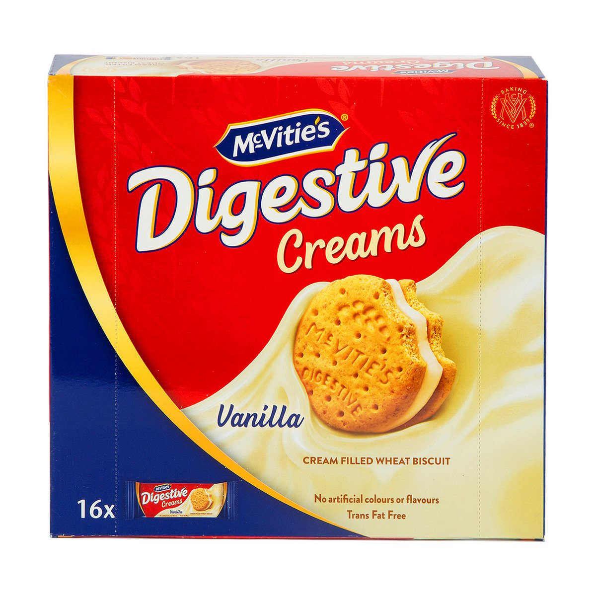 Mcvities Digestive Creams Vanilla Filled Wheat Biscuit 40 G Online At Best Price Cream Filled