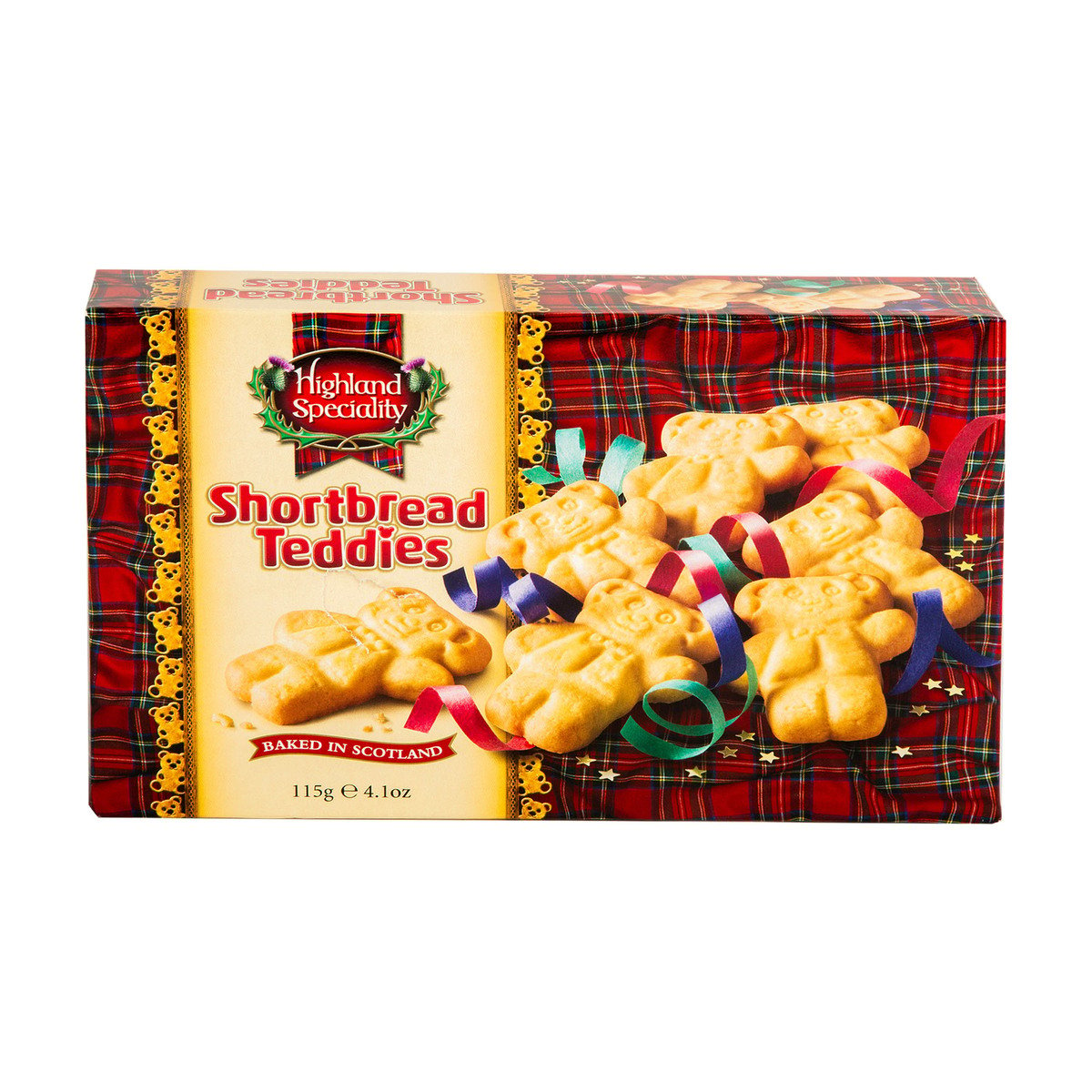 Highland Speciality Shortbread Teddies 115 g