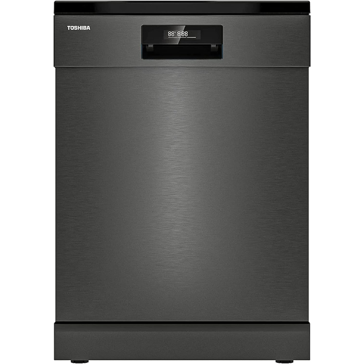 Toshiba Dishwasher, 8 Programs, 15 Place Setting, Black Stainless Steel, DW-15F3ME(BS)