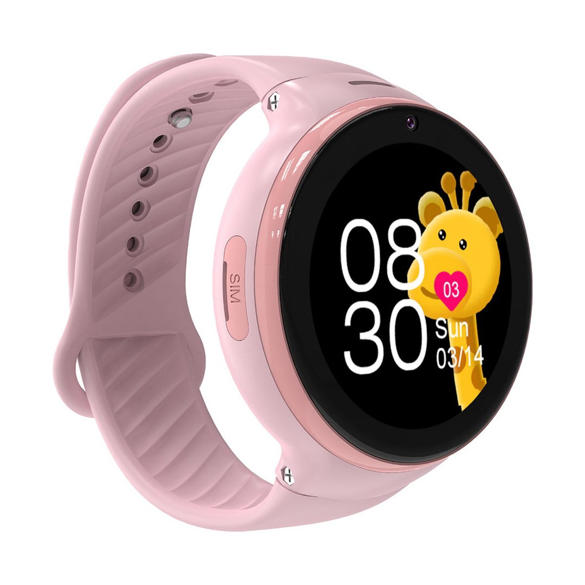 Porodo Kid's 4G GPS Smart Watch, Pink