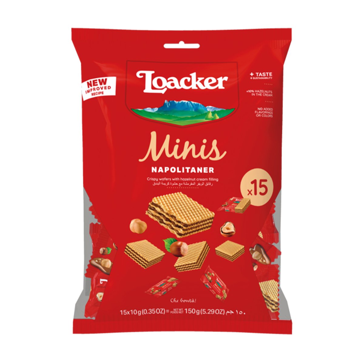 Loacker Minis Napolitaner 15 x 10 g