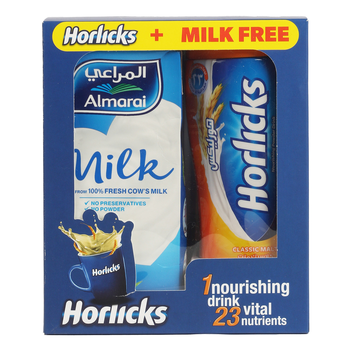 Horlicks Classic Malt Nourishing Drink 500 g + Offer