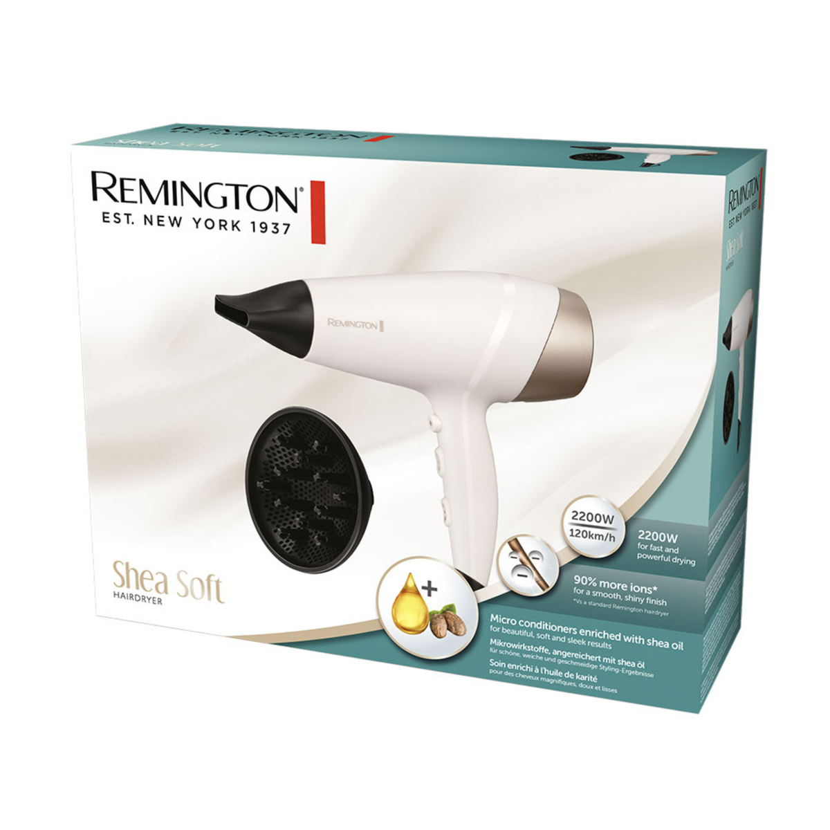 Remington Shea Soft Hair Dryer, 2200W, RED4740