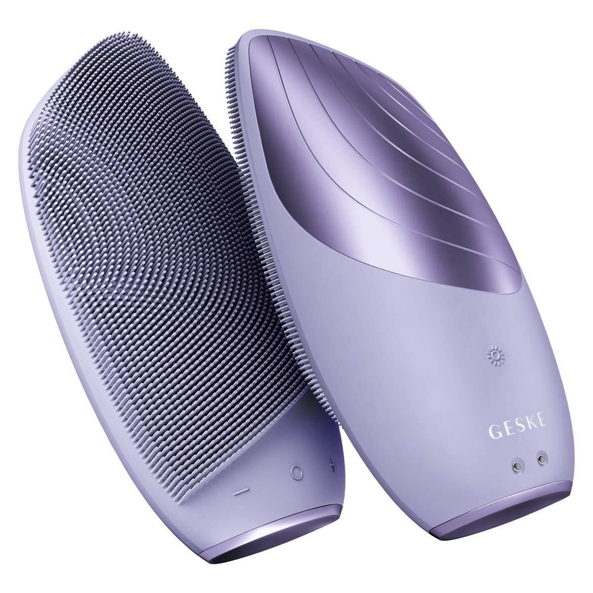 Geske 6 in 1 Sonic Thermo Facial Brush, Purple, GK000007PL01