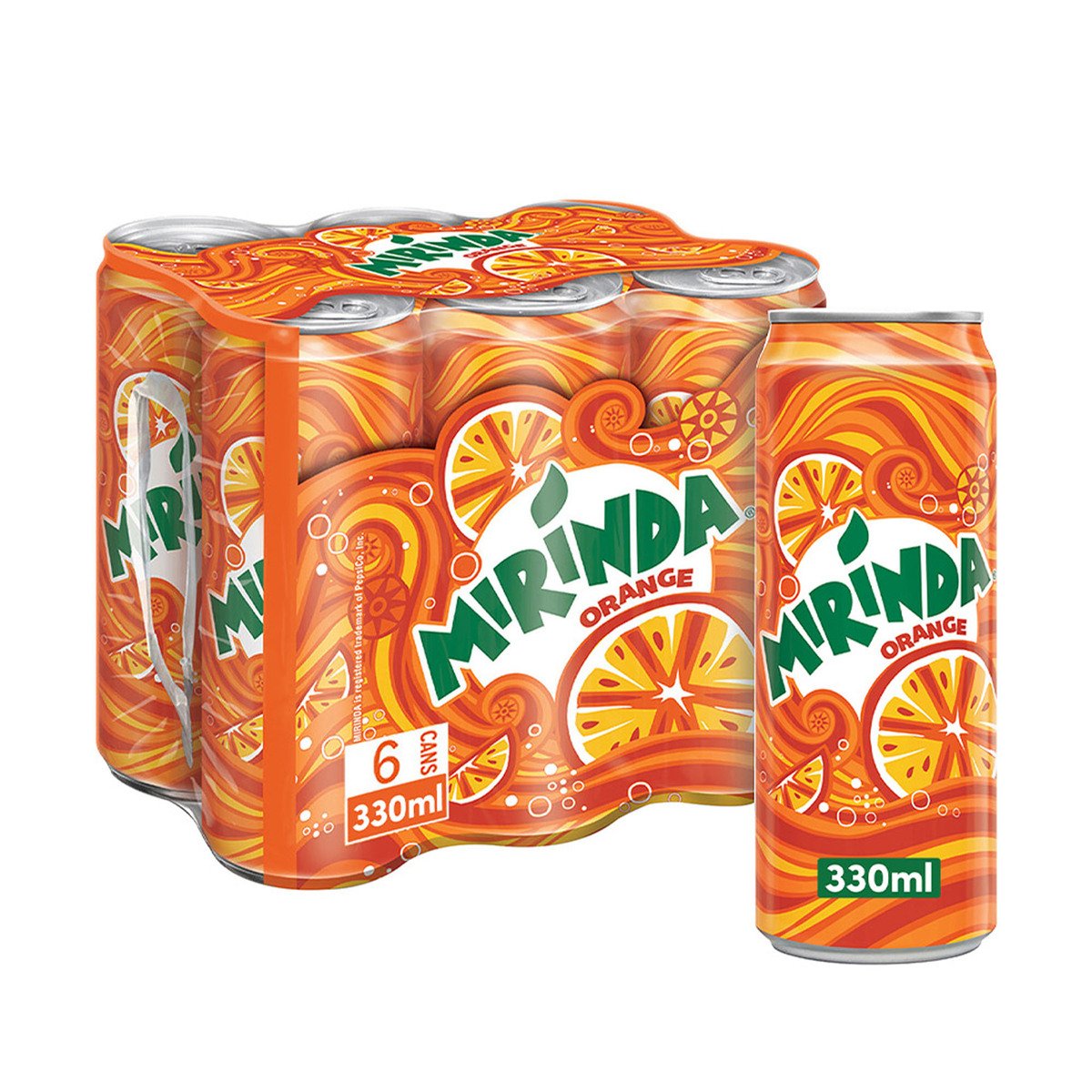 Mirinda Orange Can 6 x 330 ml