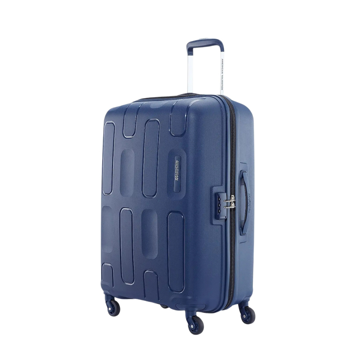 American Tourister Ellipso 4 Spinner Wheel Hard Trolley, 68 cm, Navy