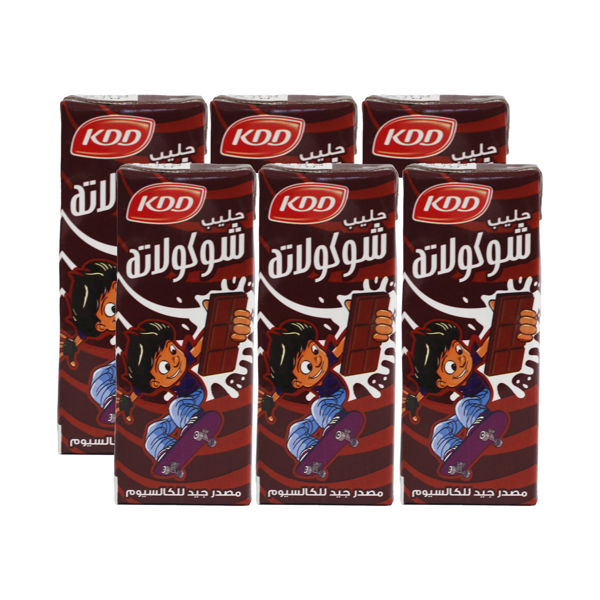 KDD Chocolate Flavoured Milk 6 x 180 ml