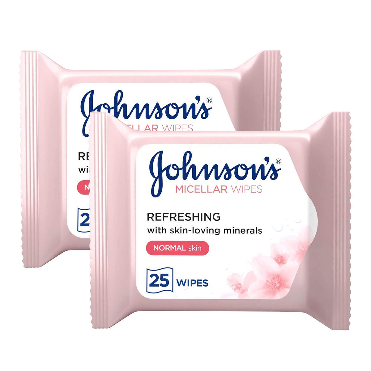 Johnson's Micellar Cleansing Wipes For Normal Skin 2 x 25 pcs