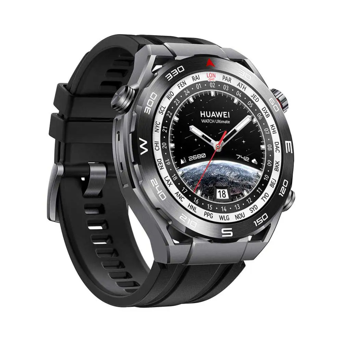 Huawei Watch Ultimate Titanium Steel-HUW-WATCH-ULTIMATE-BLK