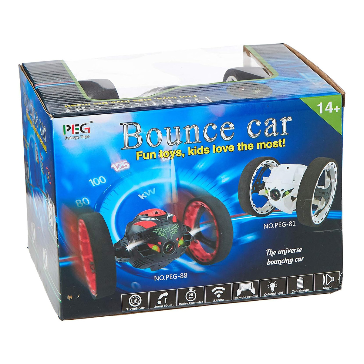 Glory Bright Bounce Car PEG88 Assorted Color