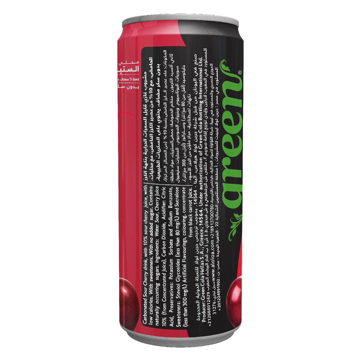 Green Cola Sour Cherry 6 x 330 ml