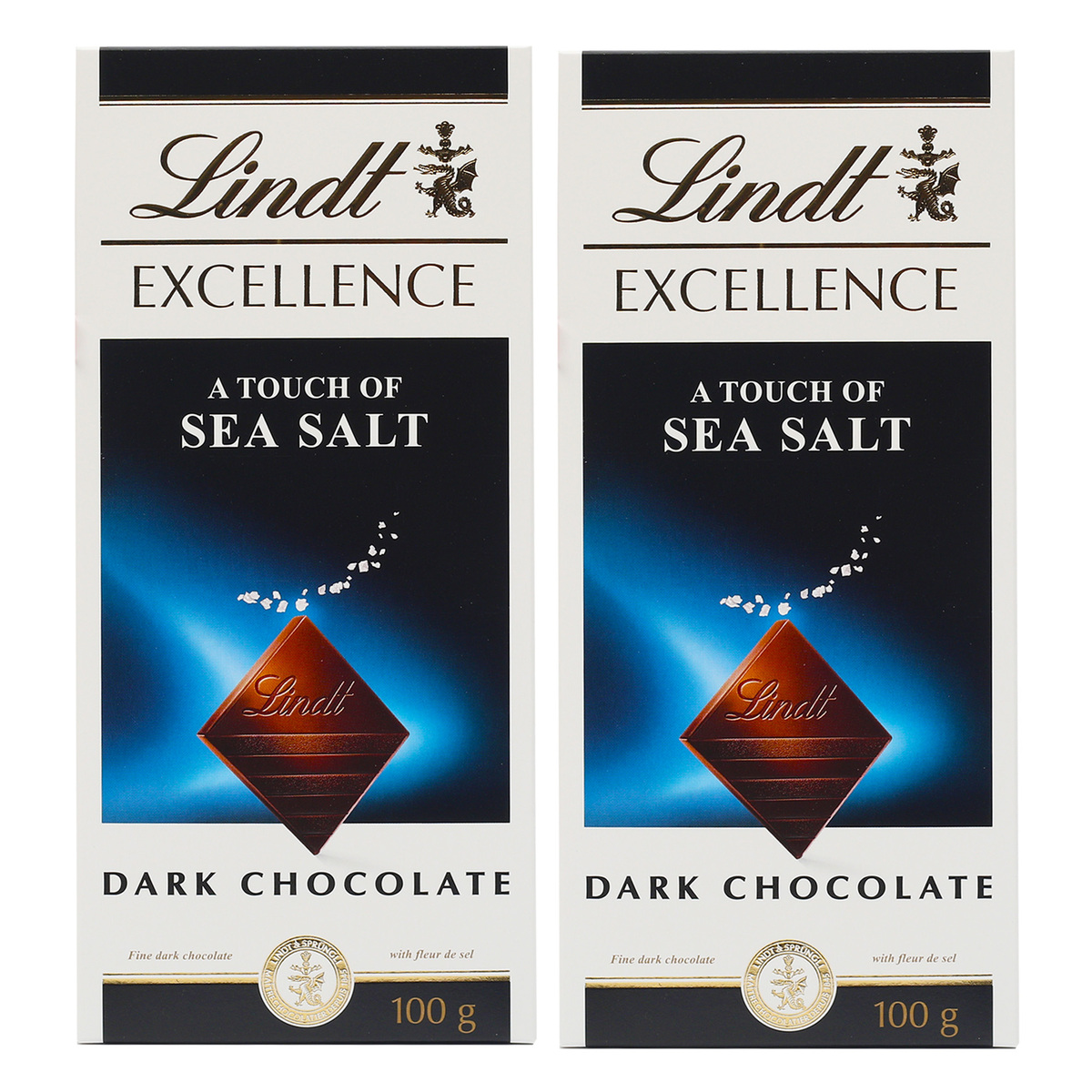 Lindt Excellence Dark Chocolate Assorted Value Pack 2 x 100 g