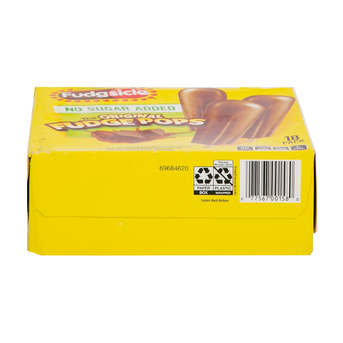 Fudgsicle Fudge Pops Desserts 18 pcs 878 ml