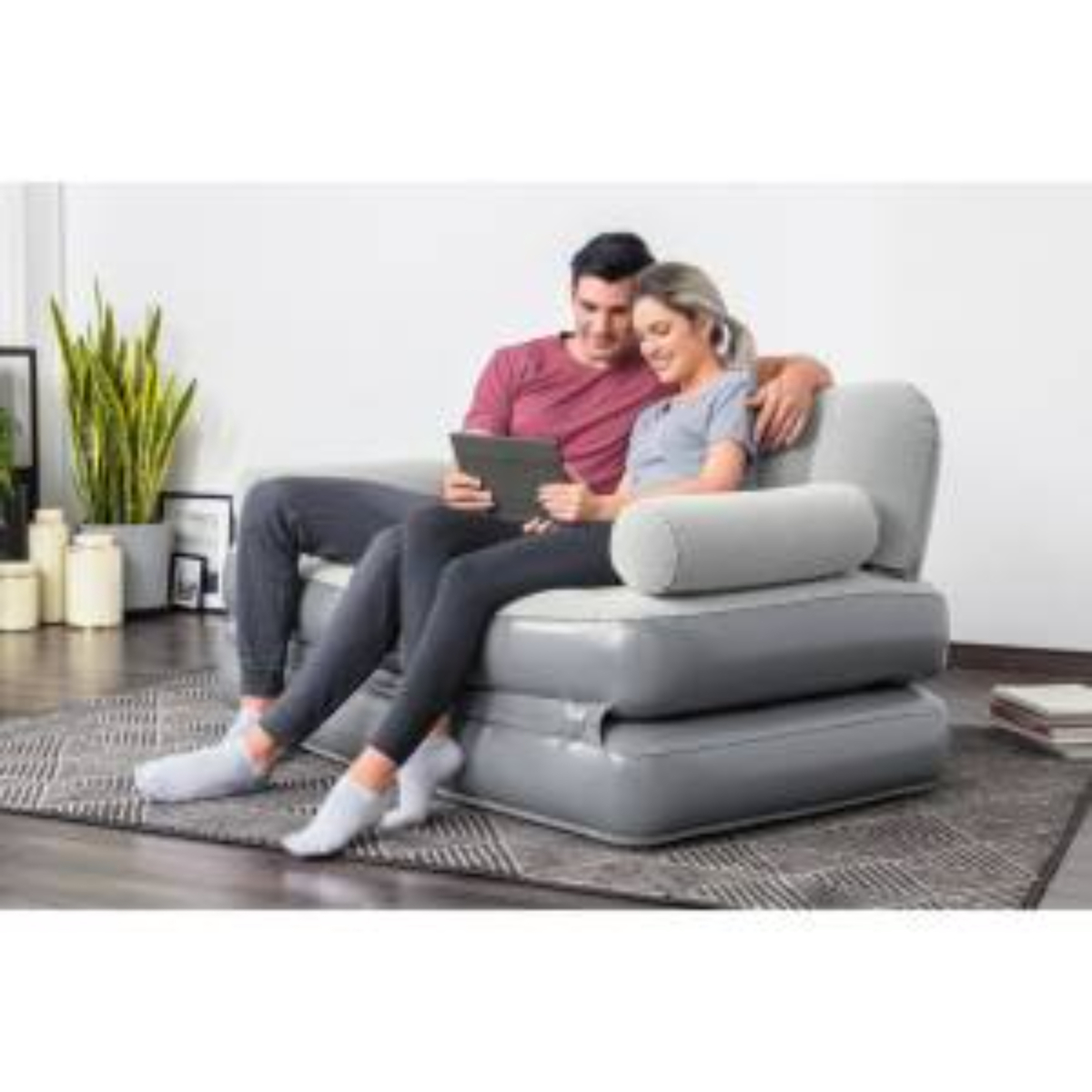 Bestway Multi-Max Inflatable Couch with Built-in AC Pump, 75079