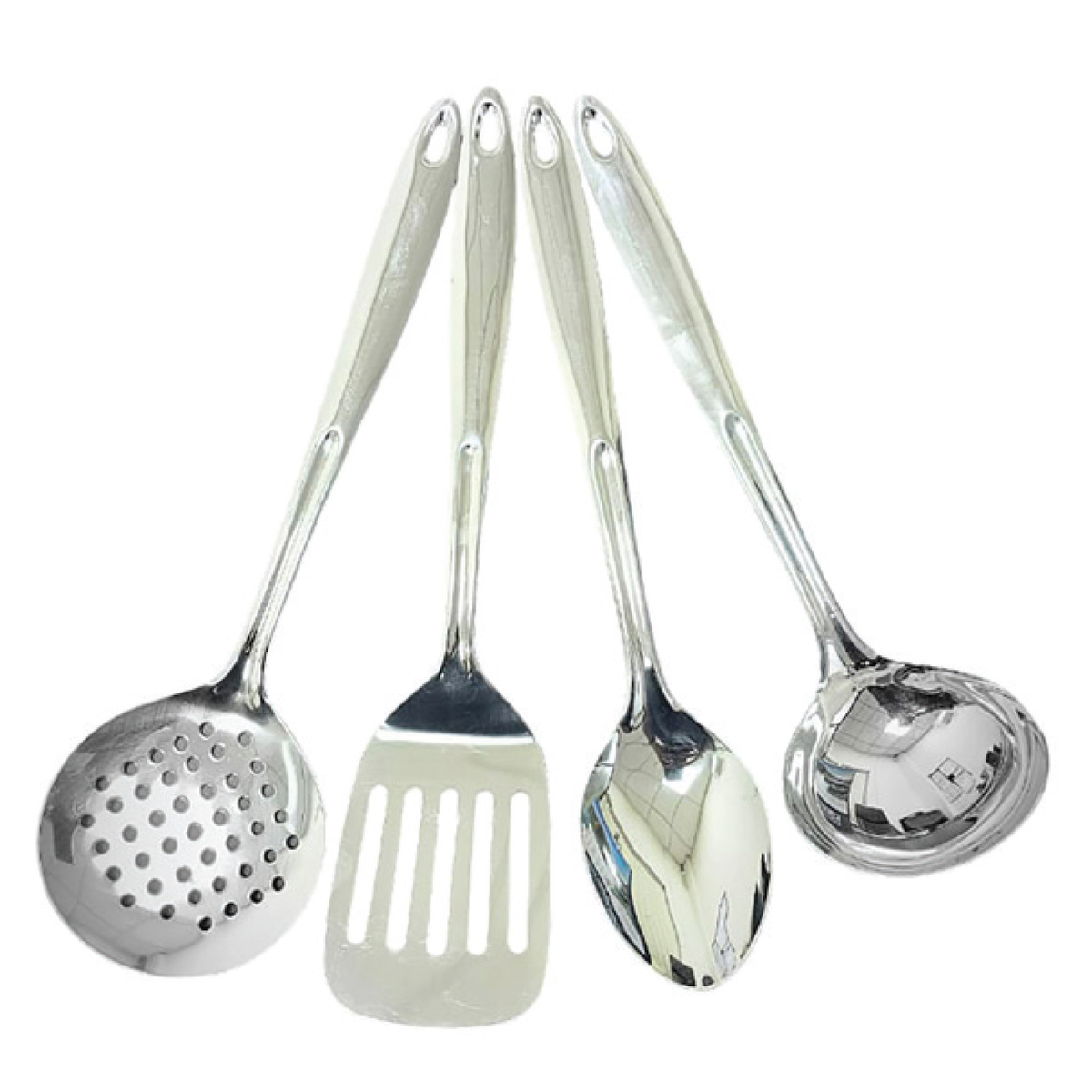 Chefline Stainless Steel Cooking Utensils, 4 pcs, JCNHK1964S