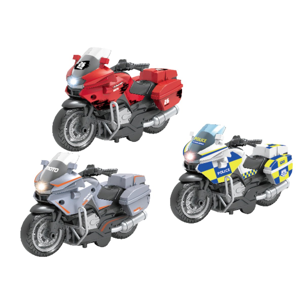 Skid Fusion Collectible Motorcycle CLM-0781 Assorted 1pc