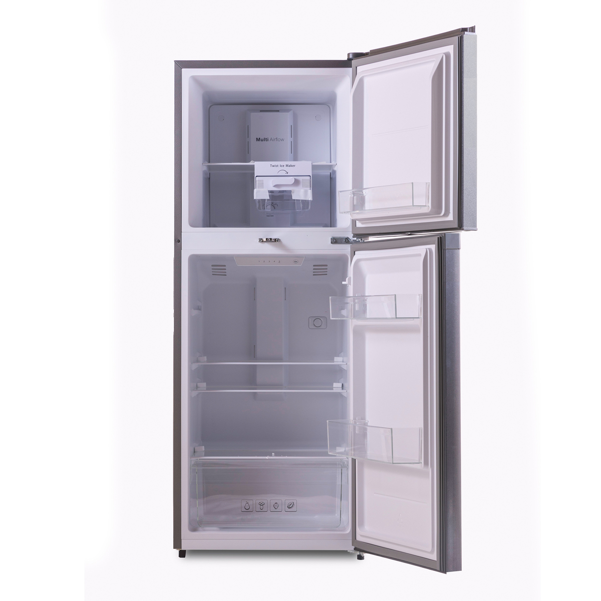 Terim Double Door Refrigerator, 300 L, Silver, TERR300SS