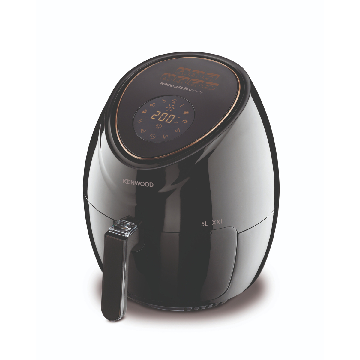 Kenwood Digital Air Fryer, 5L, 1500W, Black, HFP52.000BK