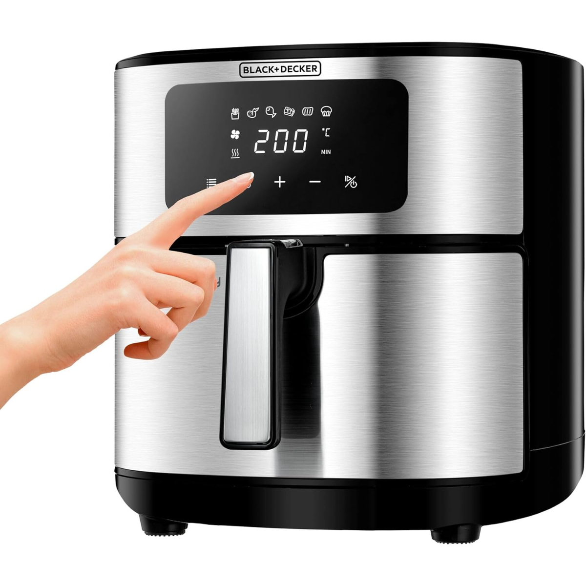 Black+Decker Digital Air Fryer, 5.7L, 1500W, AF7257-B5