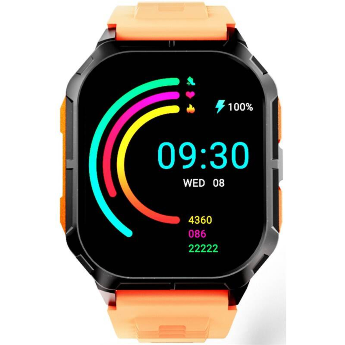 HiFuture Ultra3 Sports-Fitness Smartwatch Orange