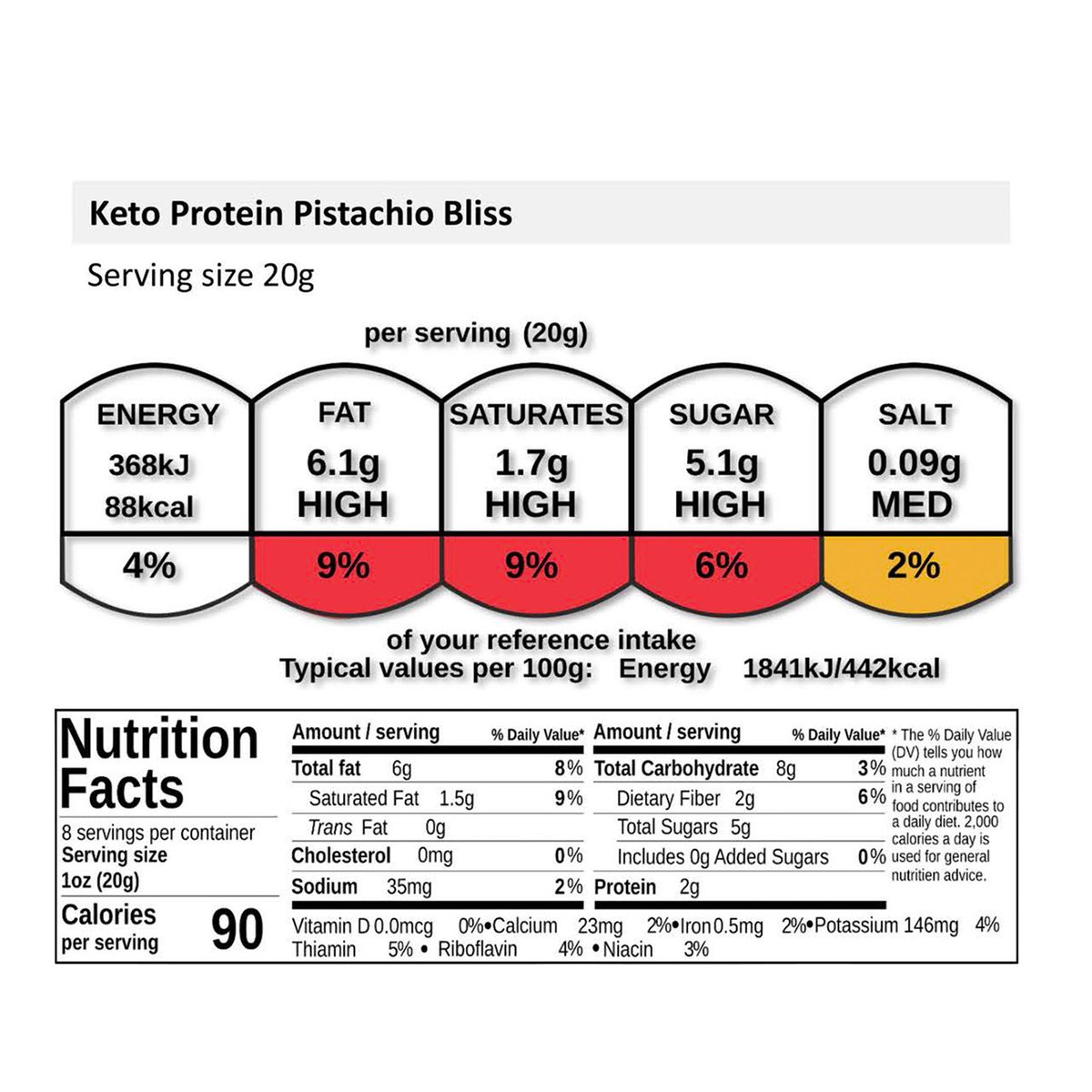 Keto Protein Pistachio Bliss 150 g