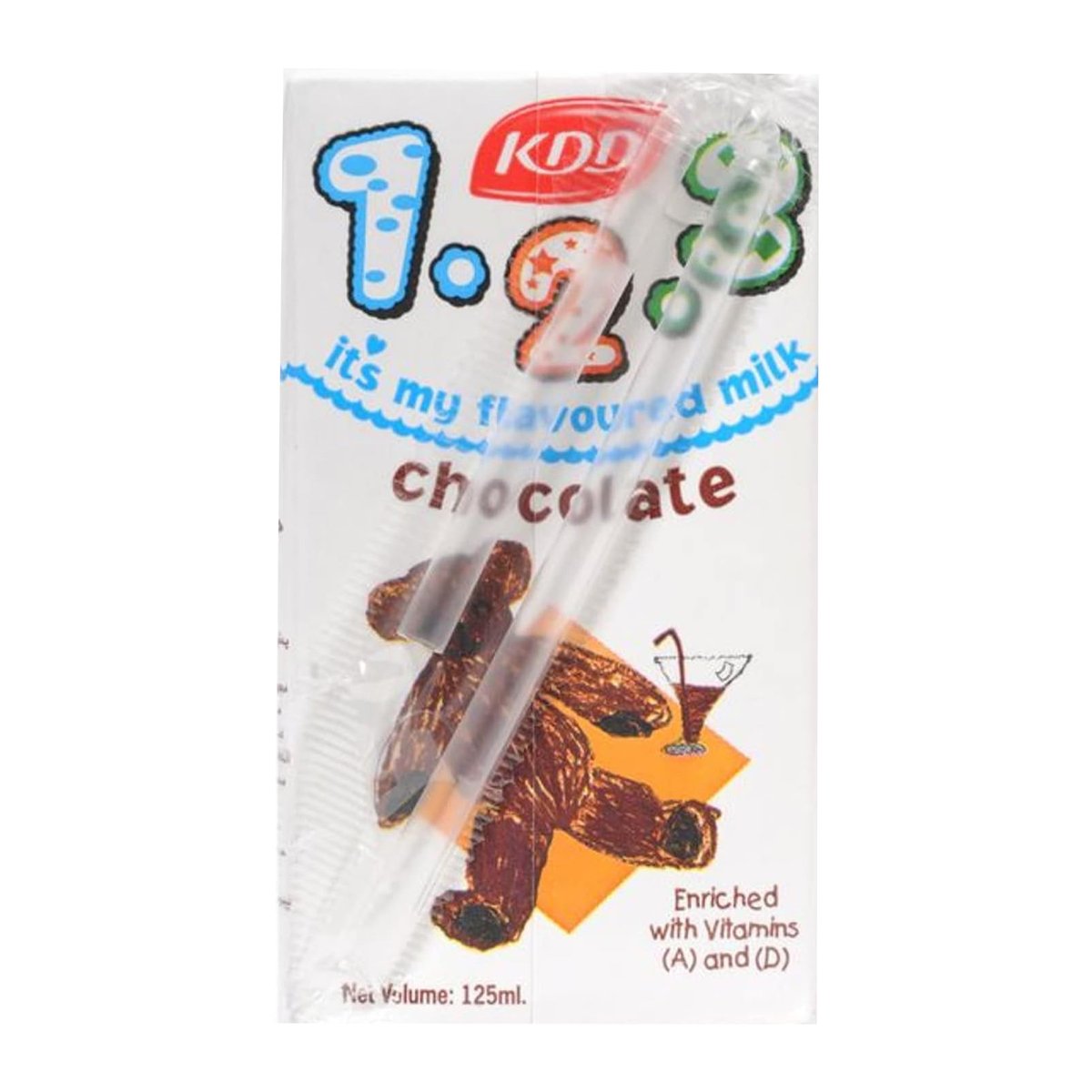 KDD 1.2.3 Chocolate Flavoured Milk 125 ml 5+1