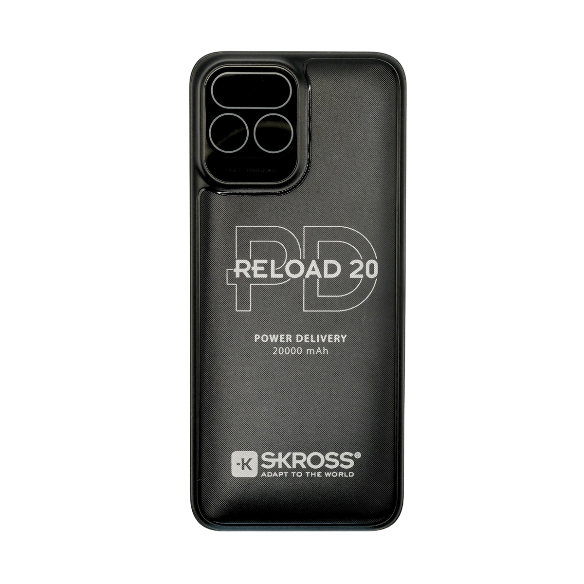 Skross Reload 20 PD Power Bank, 20000 mAh, Black, 1400138