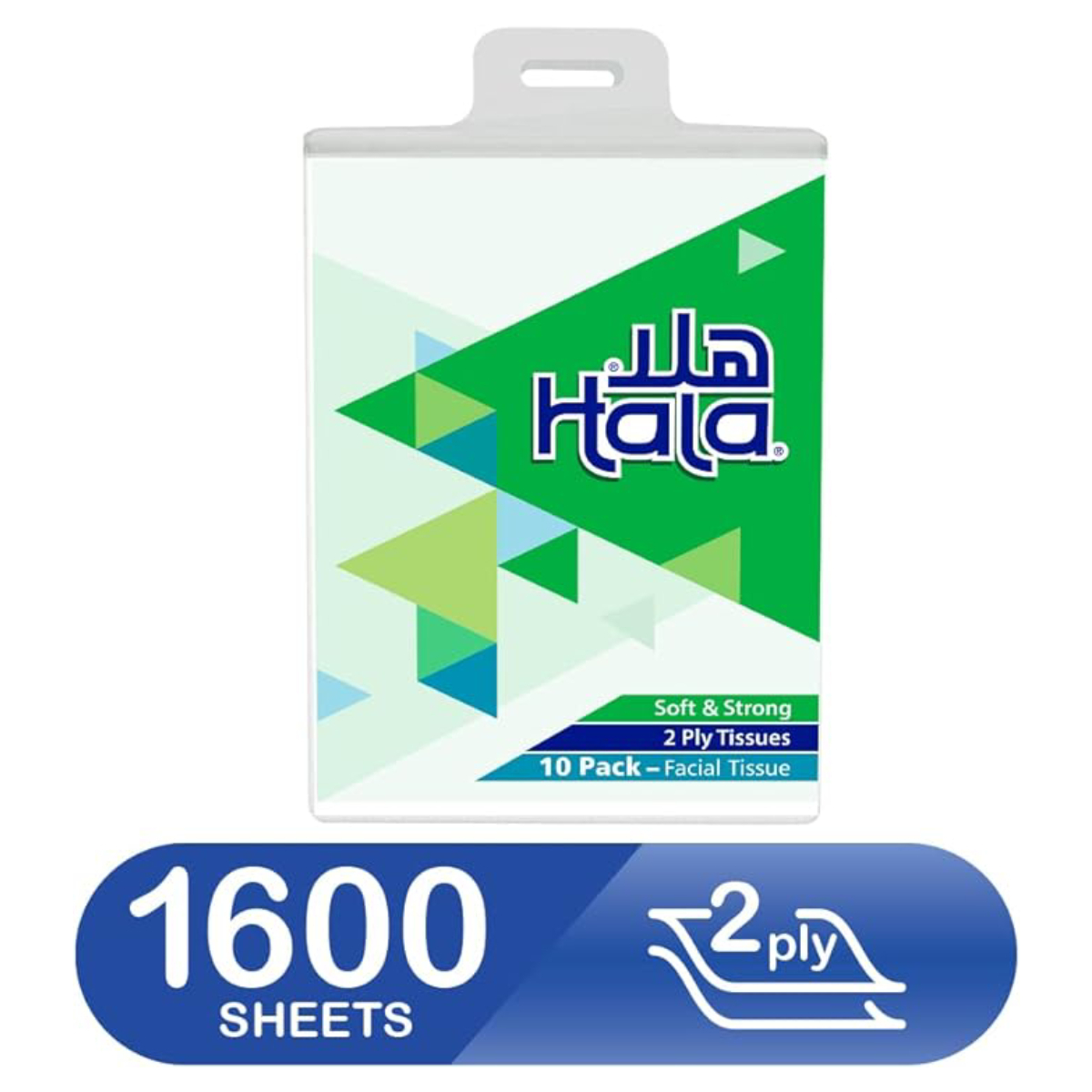 Hala Facial Tissue 2ply 10 x 160 Sheets