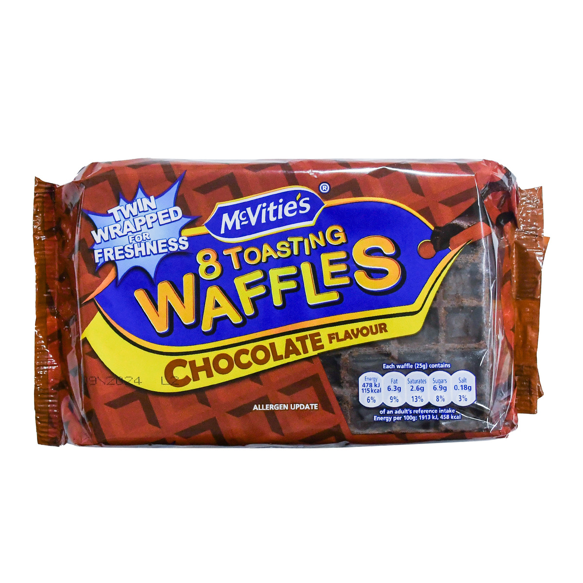 McVitie's 8 Chocolate Flavour Toasting Waffles 200 g