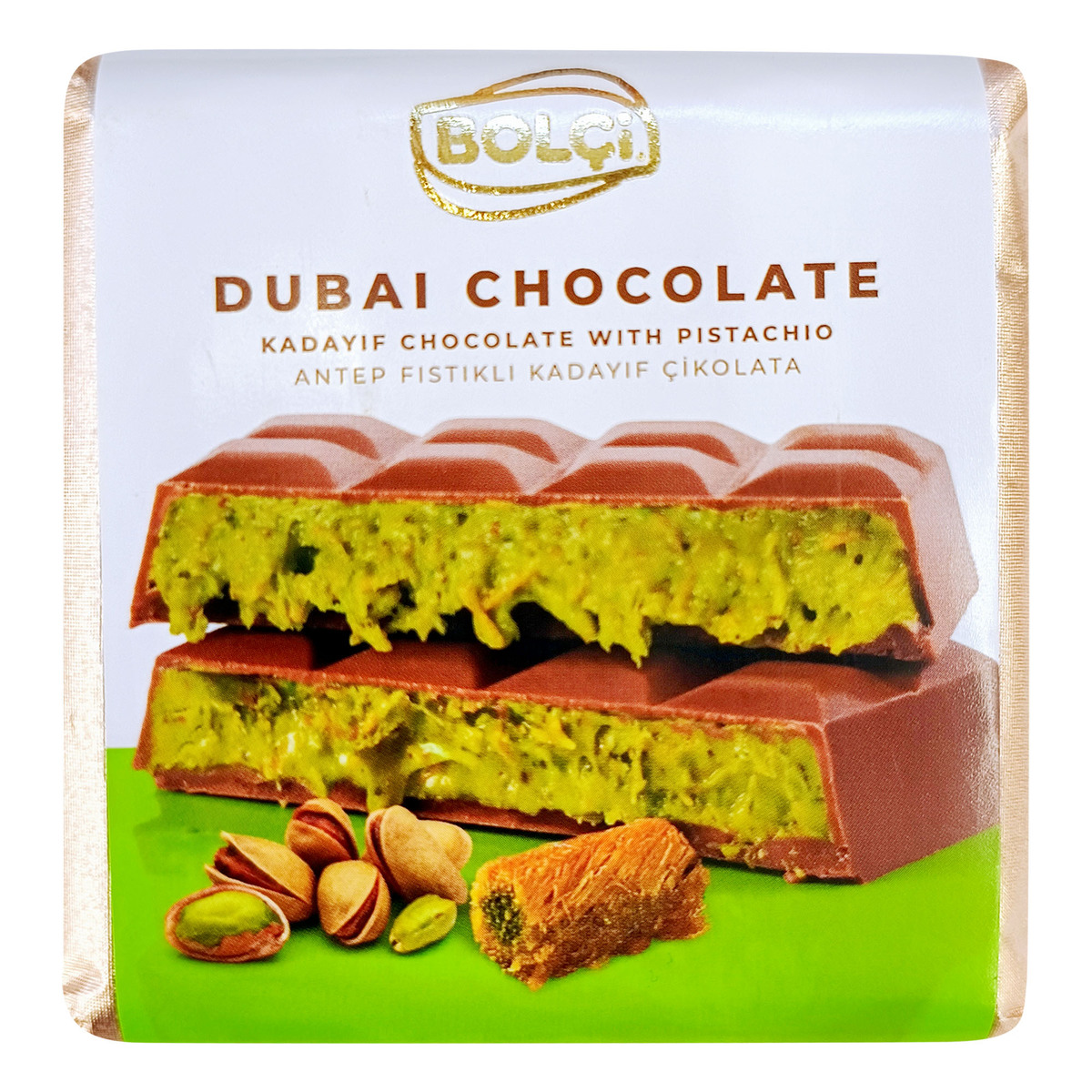 Bolci Kadayif Chocolate With Pistachio 100 g