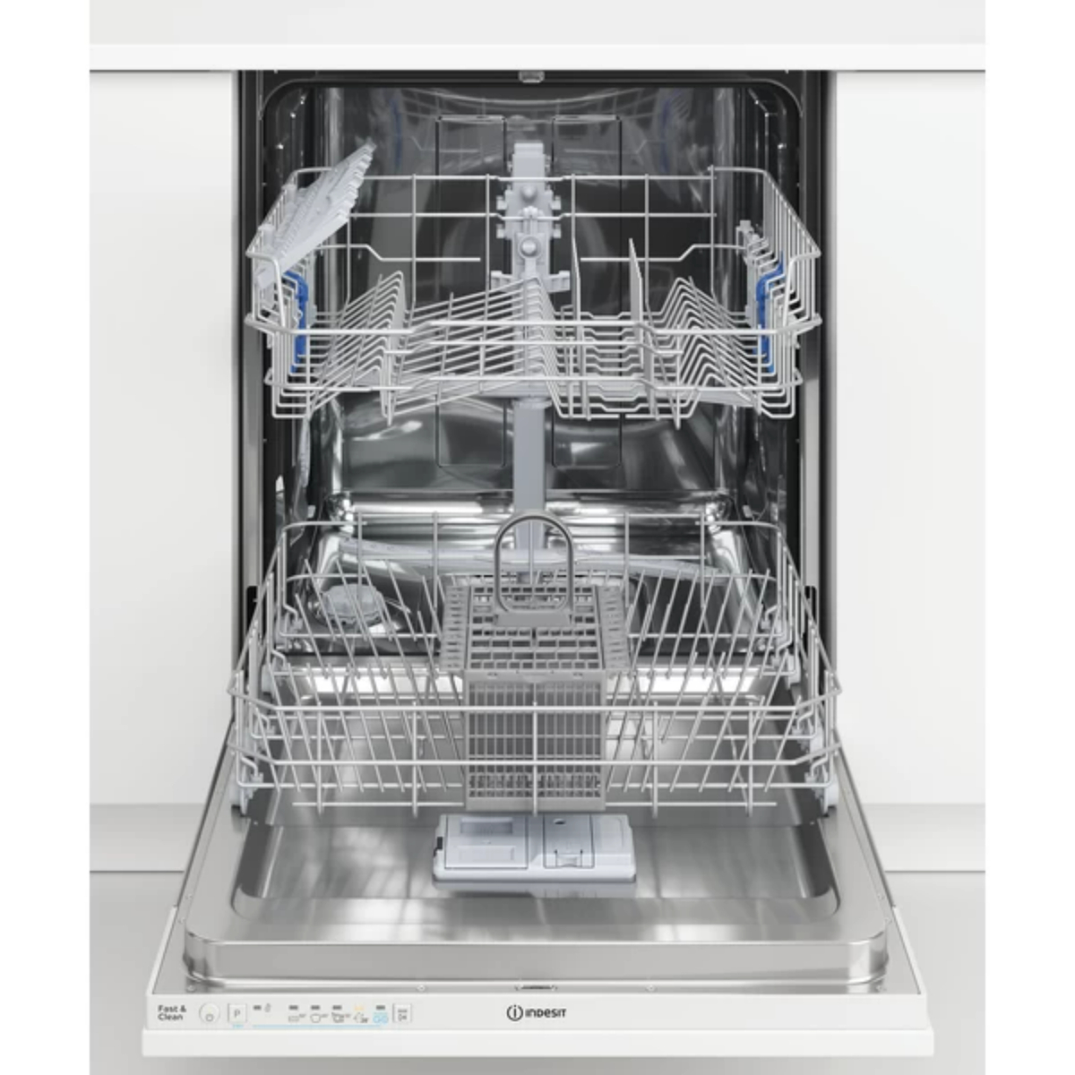 Indesit Integrated Dishwasher, White, DIE 2B19 UK