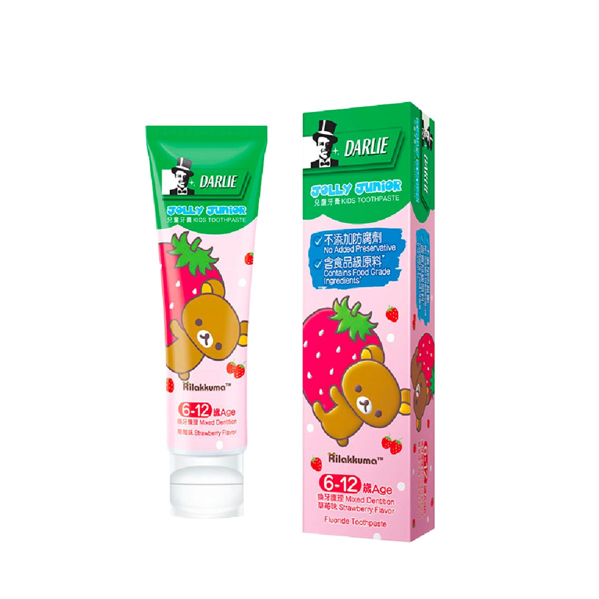 Darlie Toothpaste  Jolly Junior 6-10Age Strawberry 60g