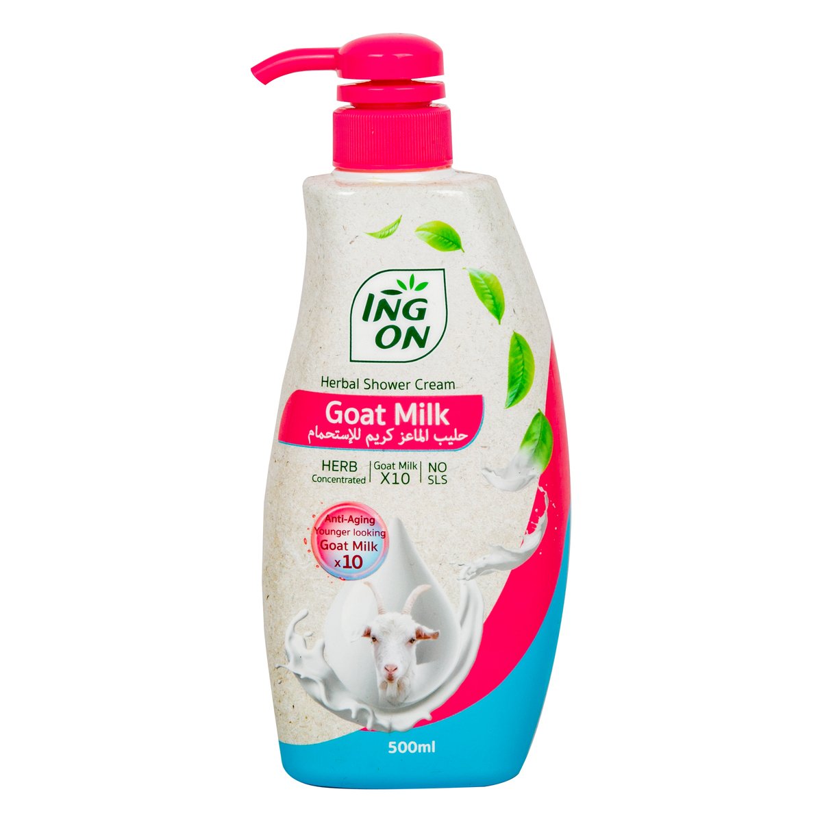 Ing On Goat Milk Herbal Shower Cream 500 ml