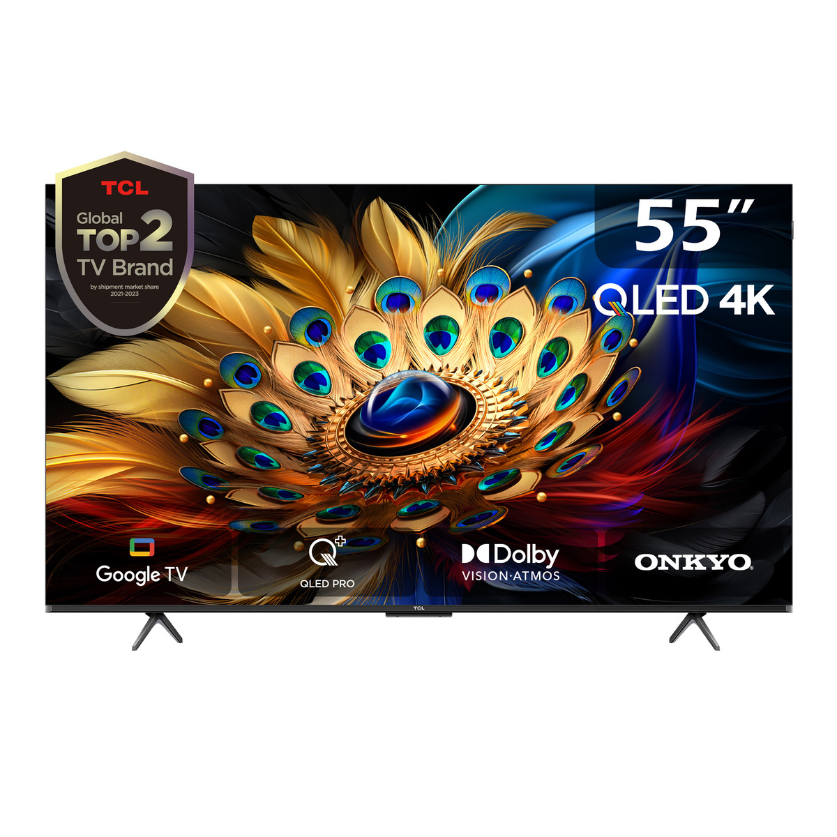 تي سي إل تلفاز QLED ذكي 4K UHD 55 بوصة، 55C655