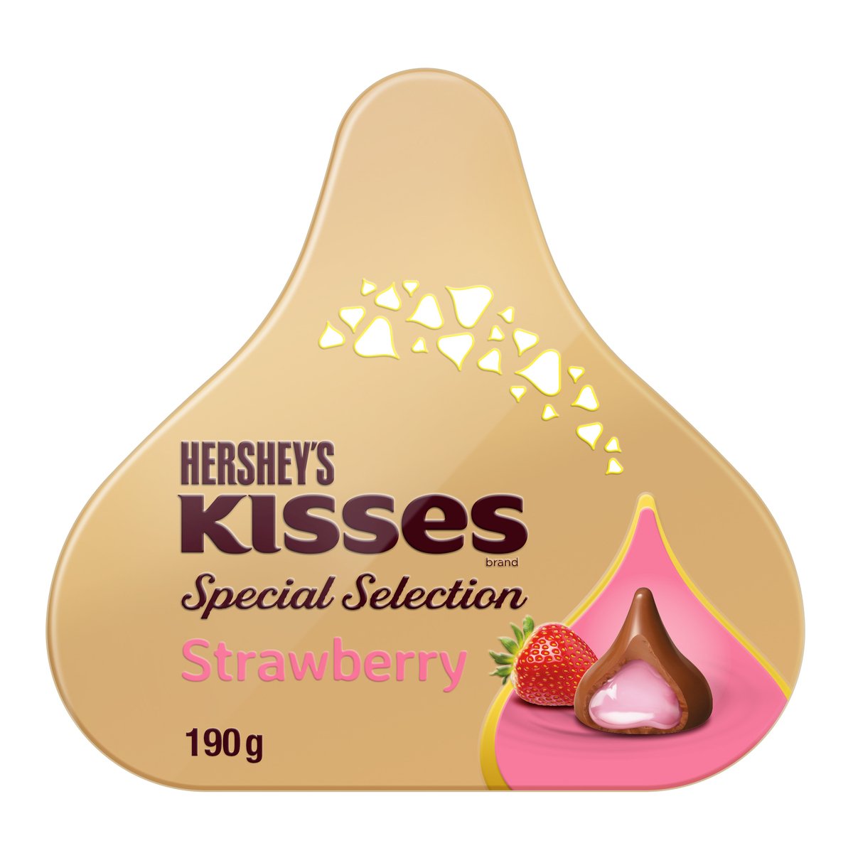 Hershey's Kisses Strawberry Flavored Milk Chocolate 190 g