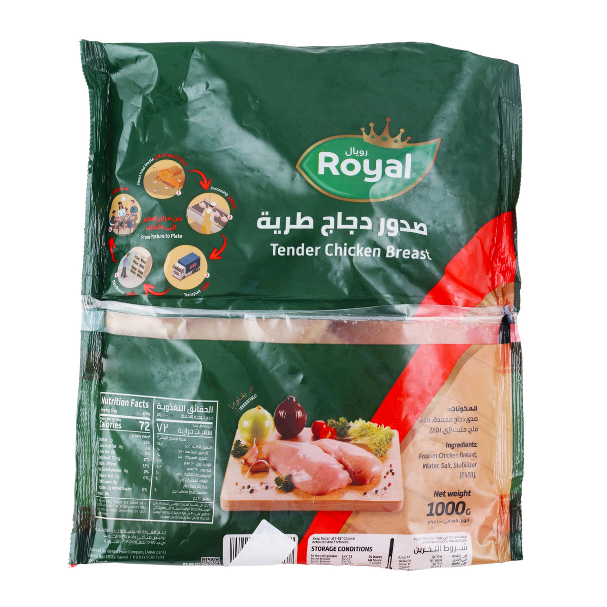 Royal Tender Chicken Breast Value Pack 2 x 1 kg