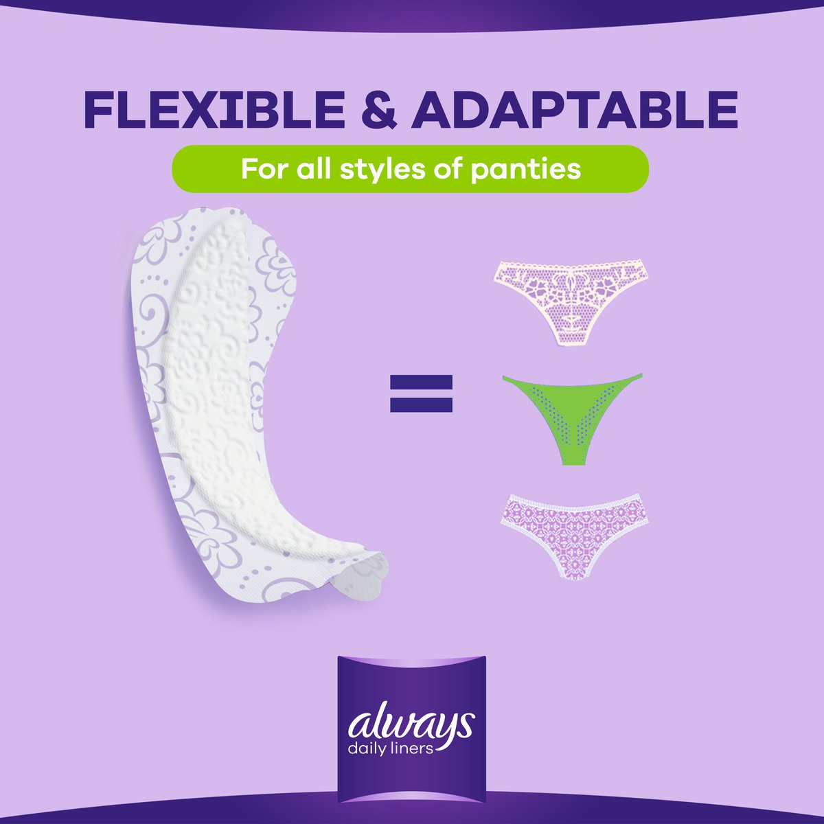 Always Daily Liners Multiform Pantyliners With Fresh Scent Normal