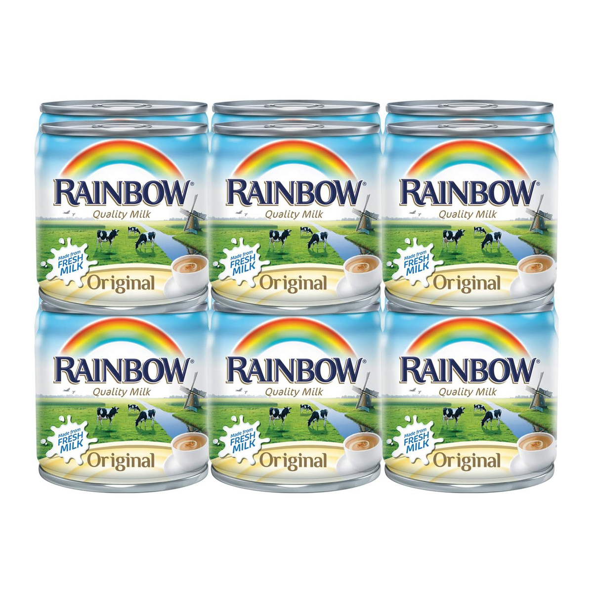 Rainbow Evaporated Milk 12 x 170 g