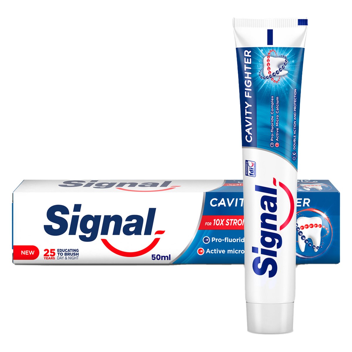 Signal Fluoride Cavity Fighter Toothpaste 50 ml