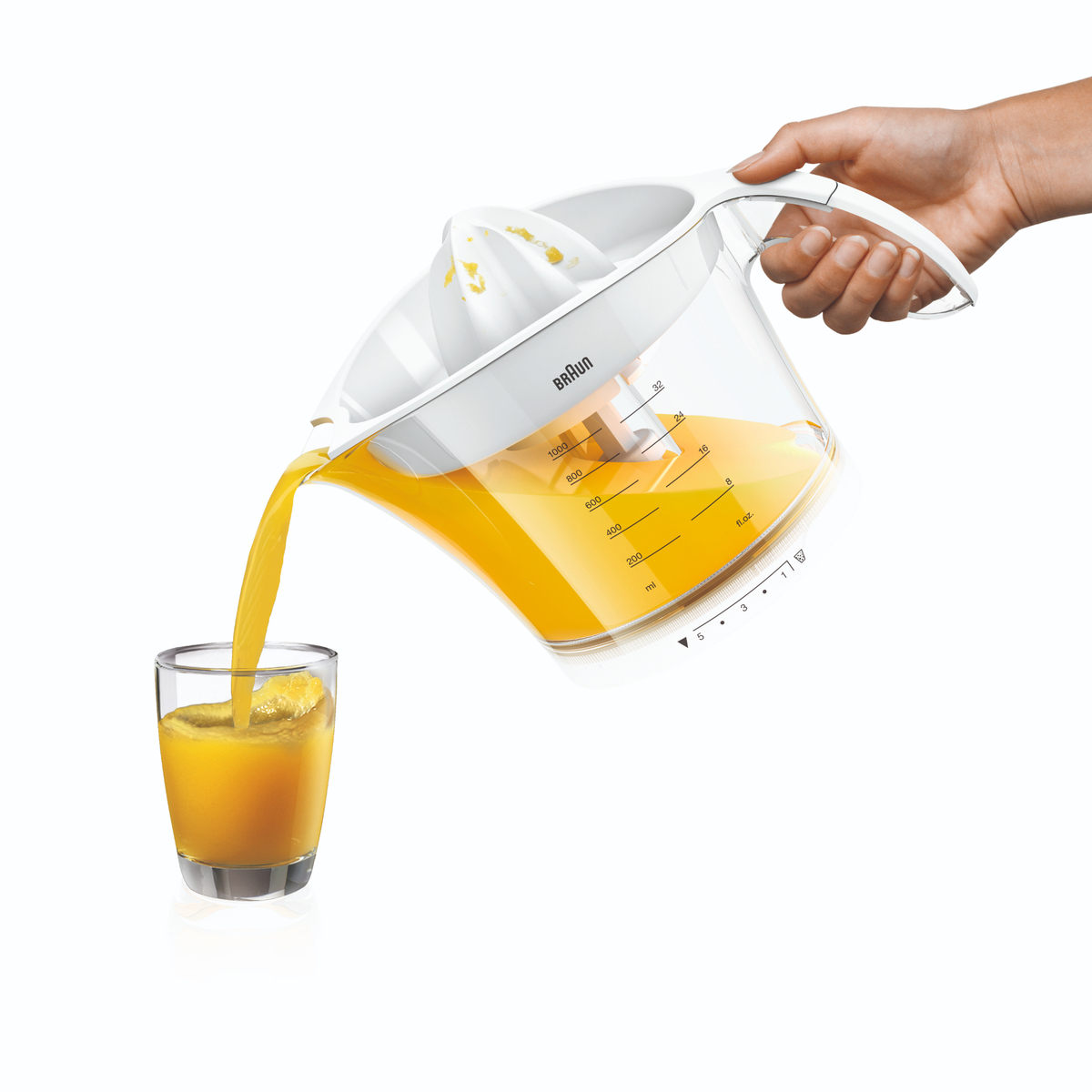 Braun Orange Juicer, 20W, White, MPZ9