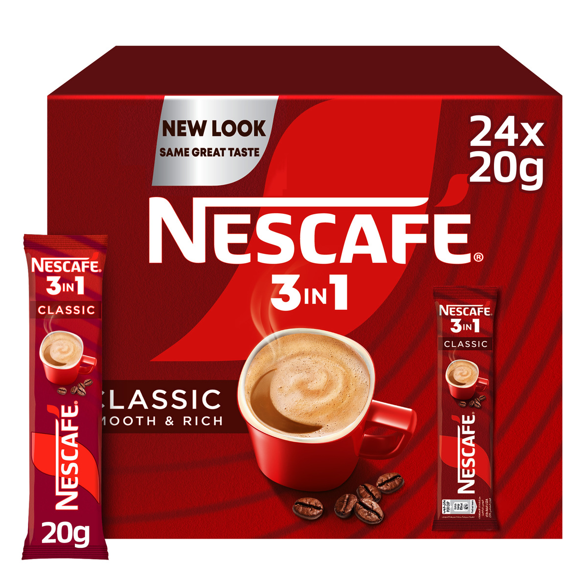 Nescafe 3in1 Classic Instant Coffee 24 x 20 g