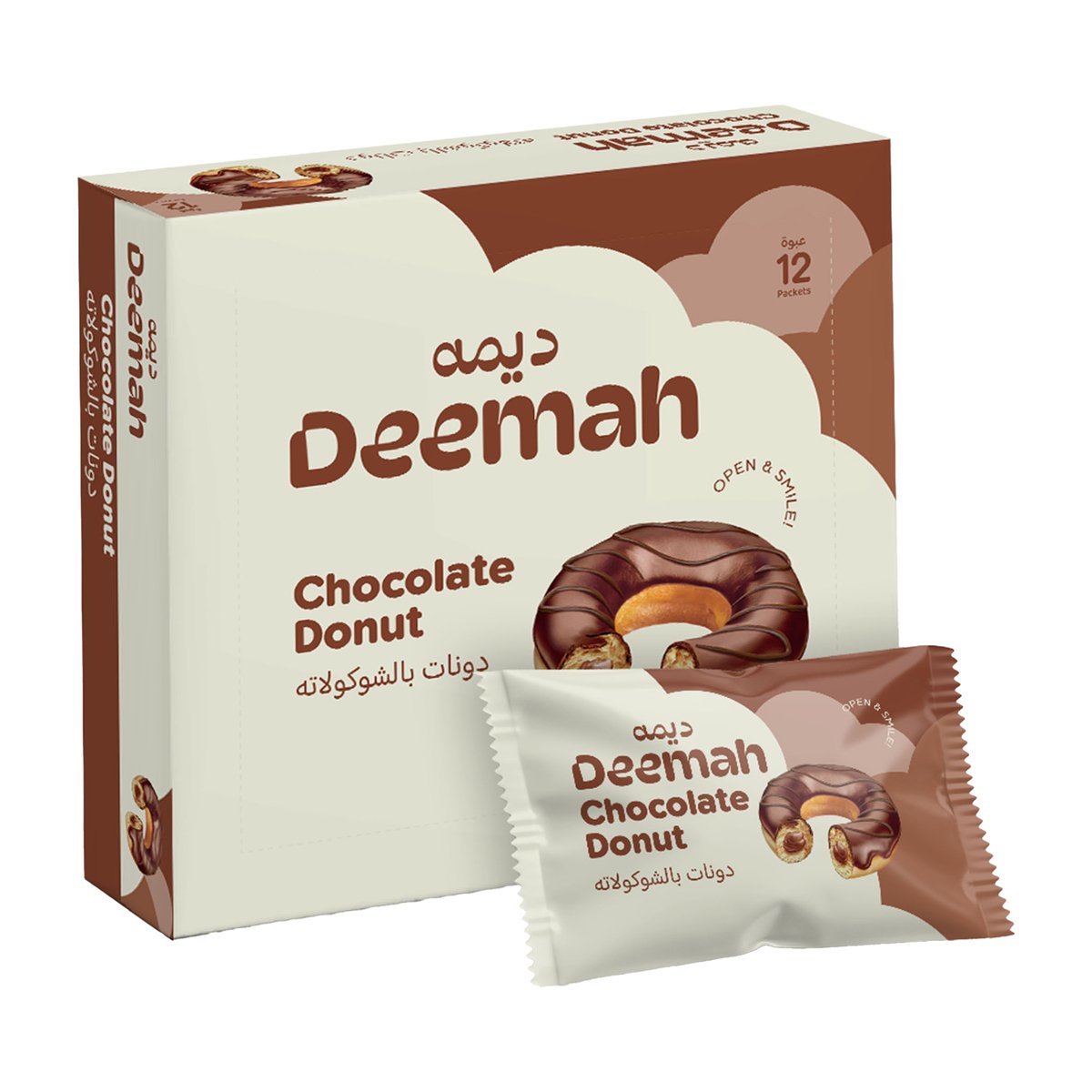 Deemah Donut Cake With Chocolate Cream 40 g