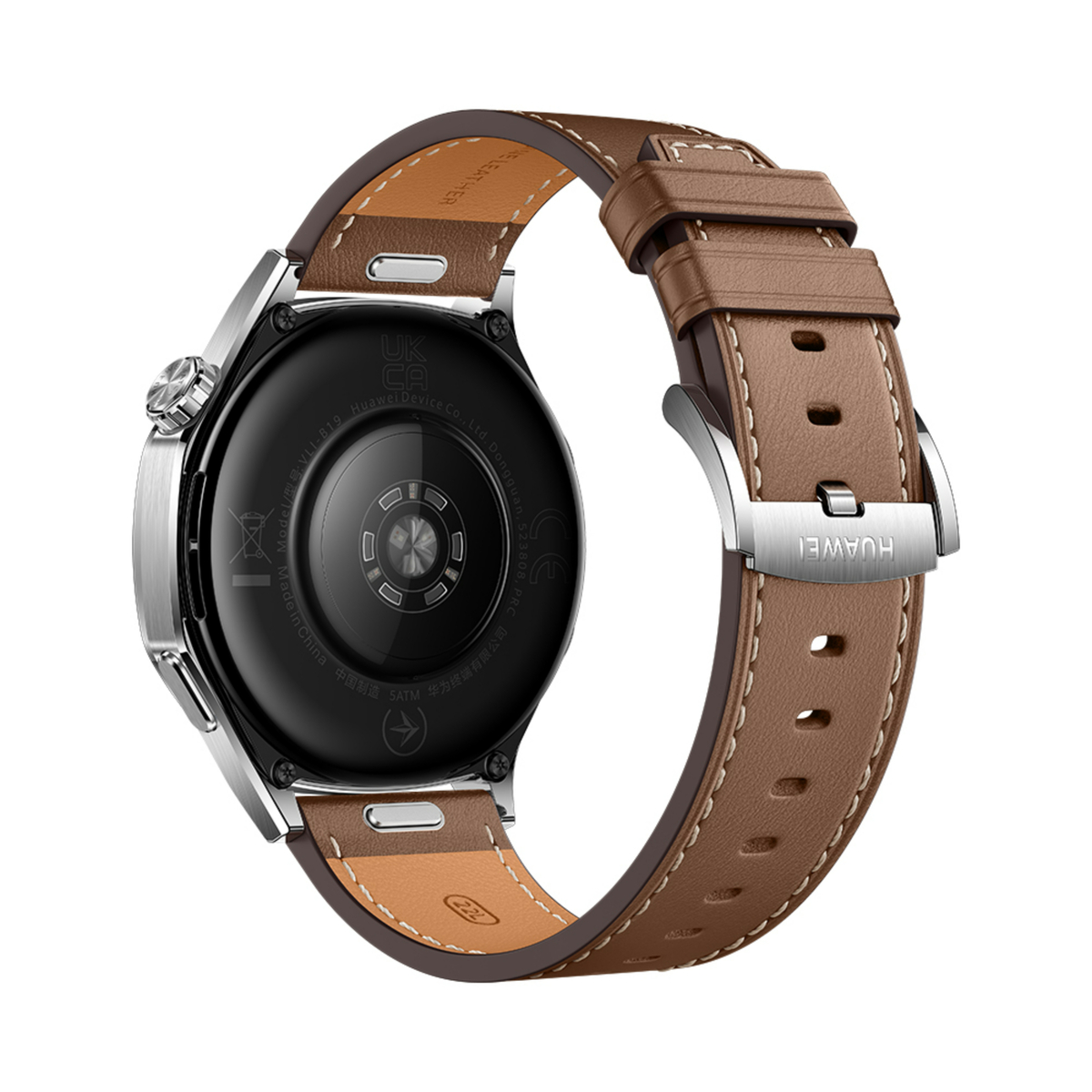 PRE-ORDER Huawei Watch GT 5 Smartwatch, Vili with Brown Composite Leather Strap