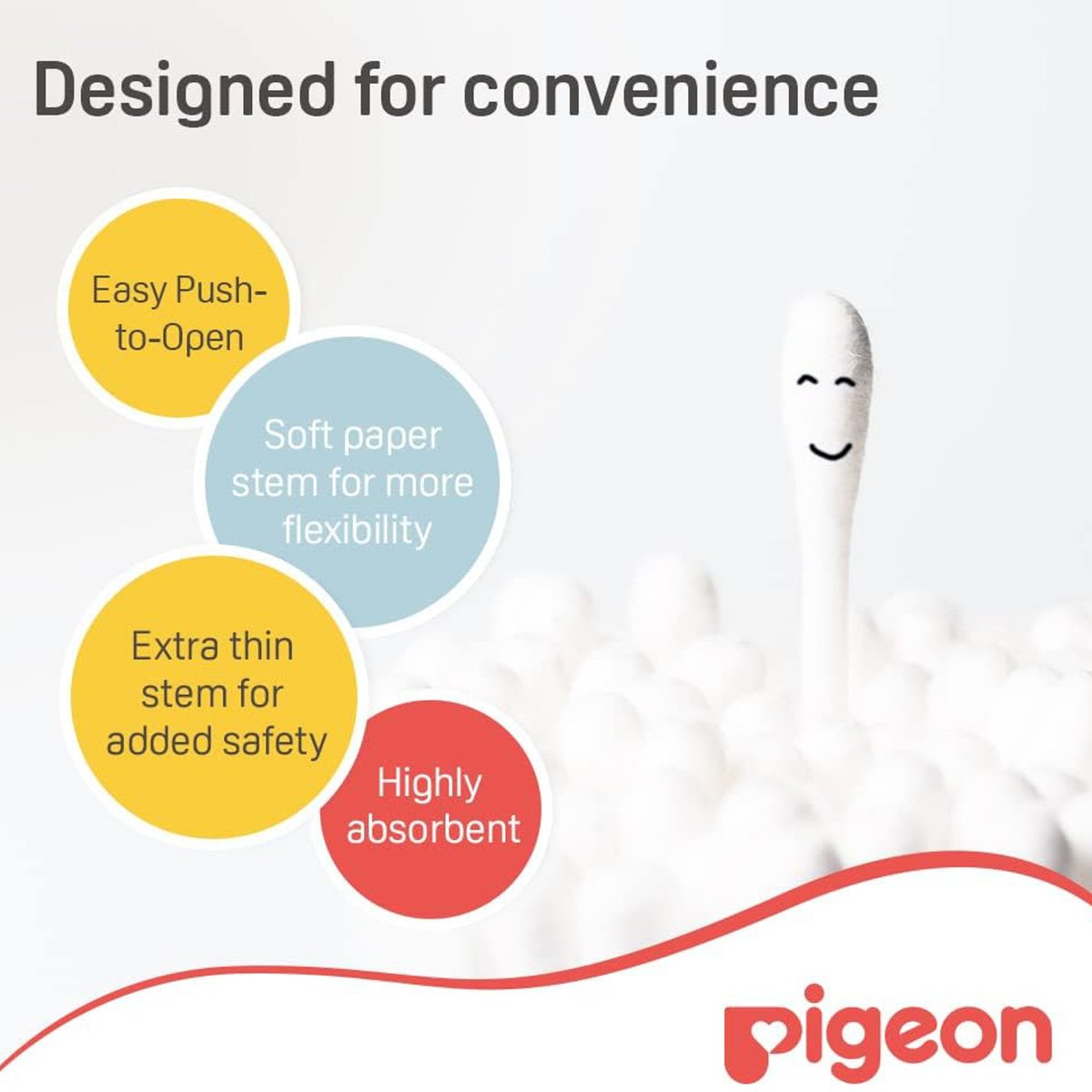 Pigeon Cotton Swabs Value Pack 2 x 200 pcs