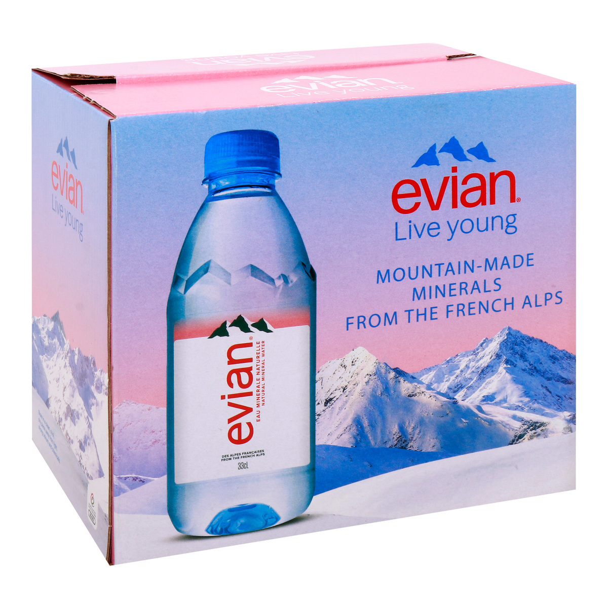 Evian Mineral Water 6 x 330 ml