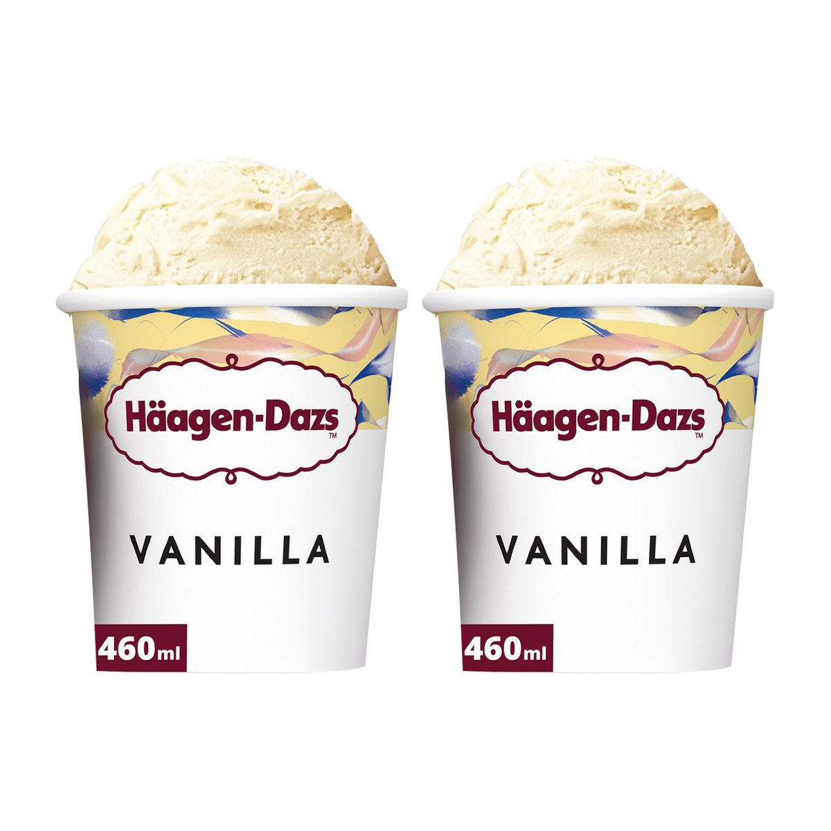 Haagen Dazs Vanilla Ice Cream Value Pack 2 x 460 ml