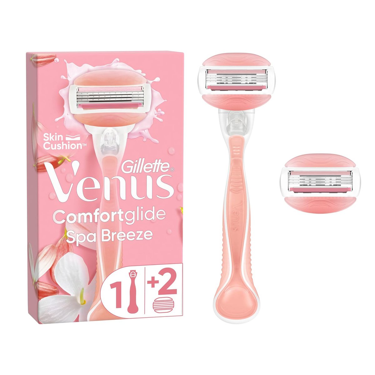 Gillette Venus Comfortglide Spa Breeze 1 Handle + 2 Blades