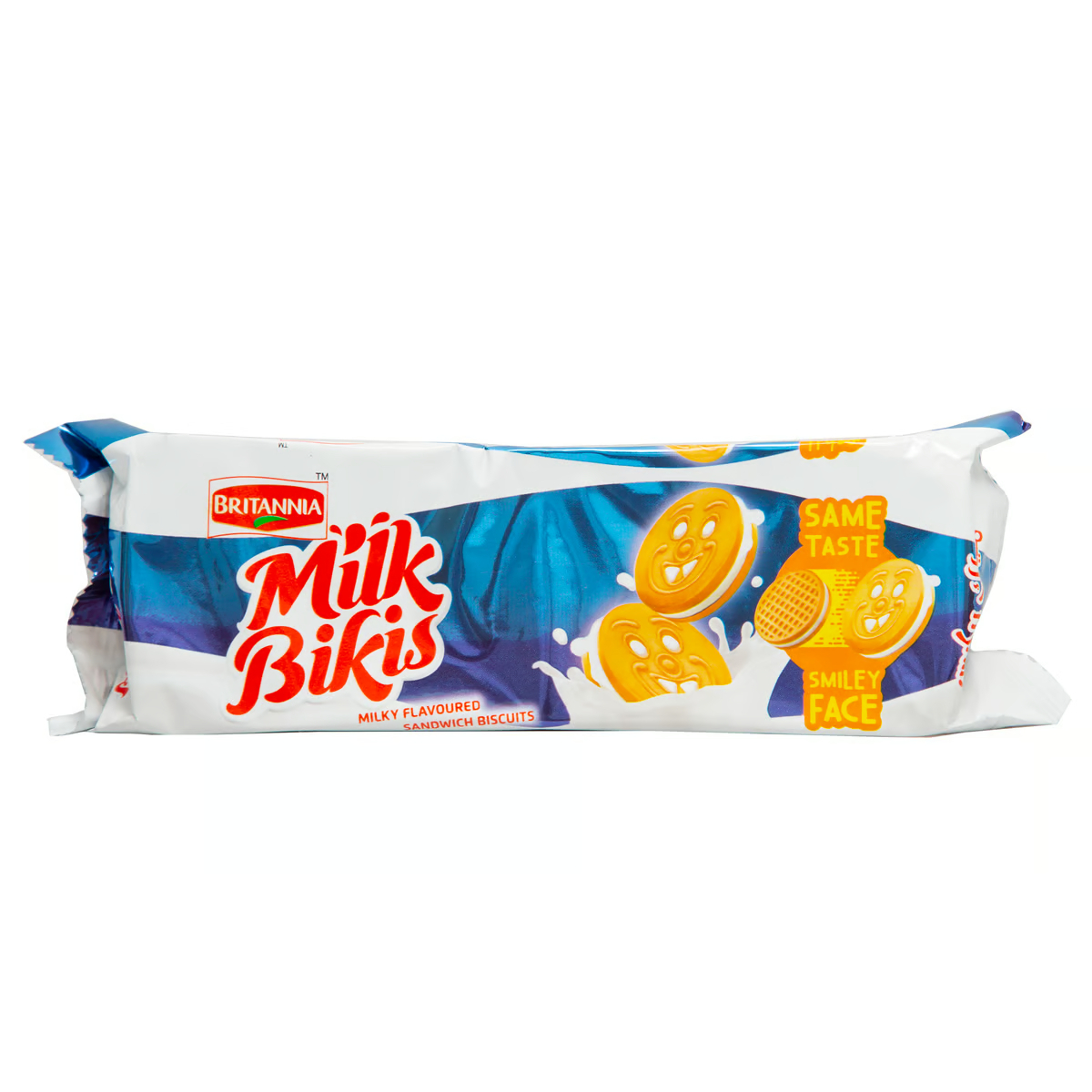 Britannia Milk Bikis Flavoured Sandwich Biscuits 100 g