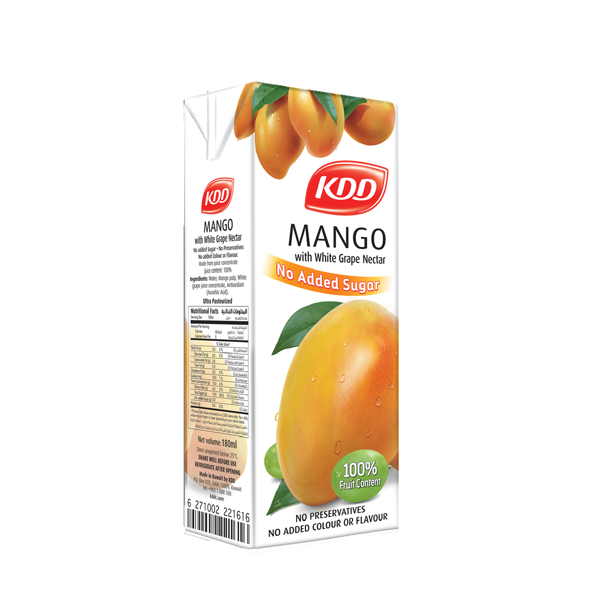 KDD Mango With White Grape Nectar 180 ml 5+1