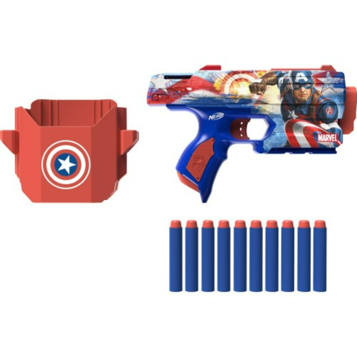 Nerf Marvel Captain America Dart Blaster, F9717